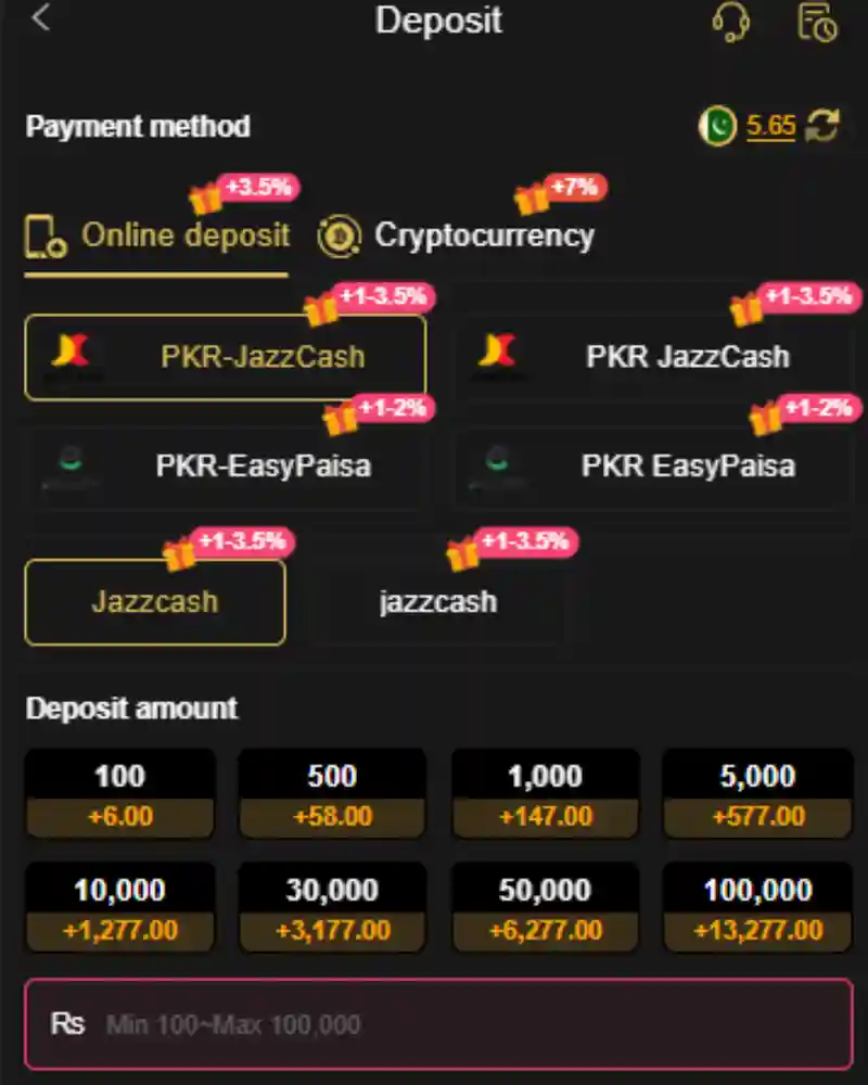 V77 game deposite and withdraw