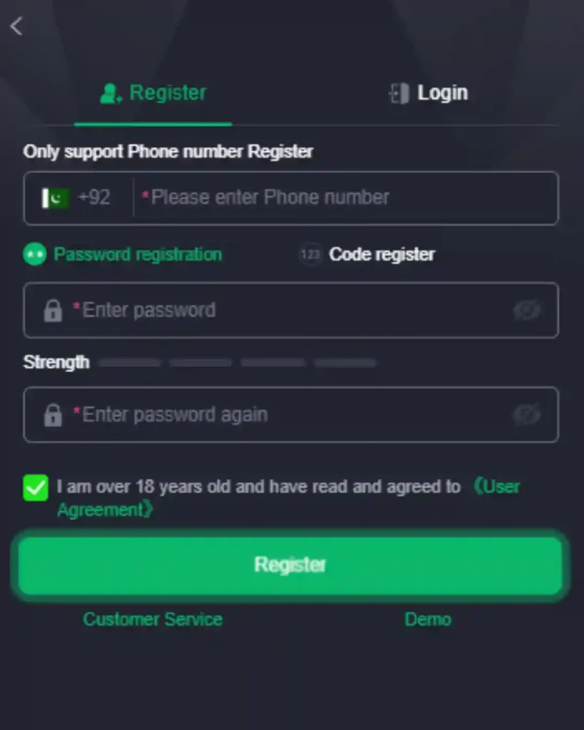 44PAK game registration