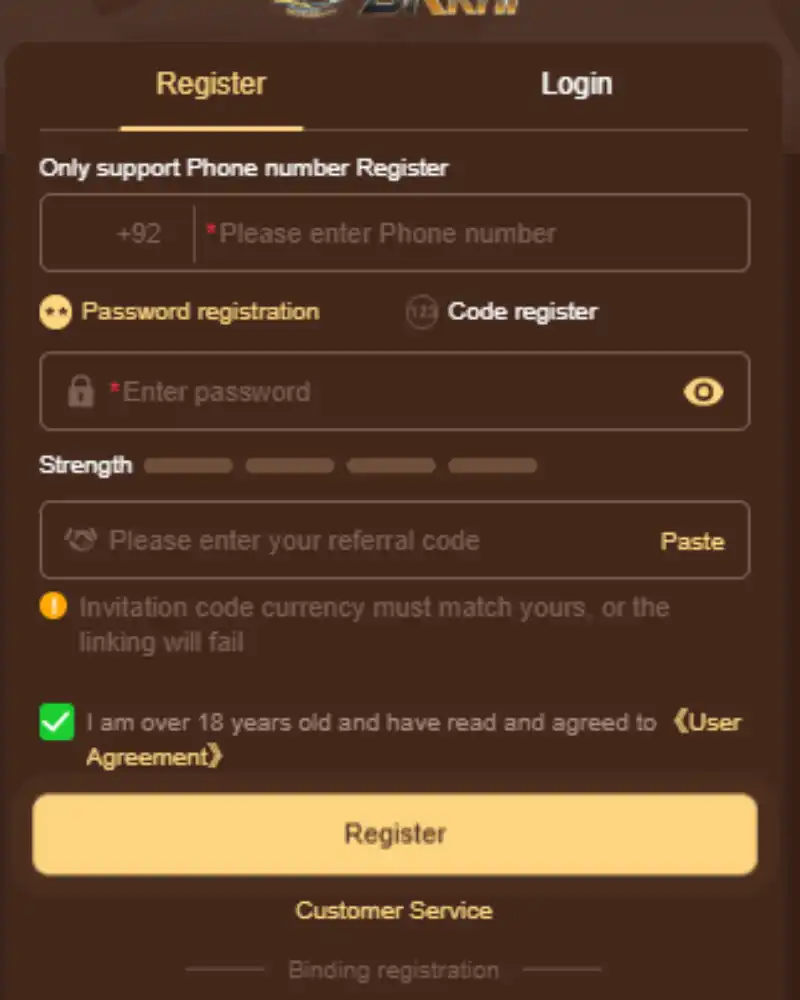 F77 game Registration 1