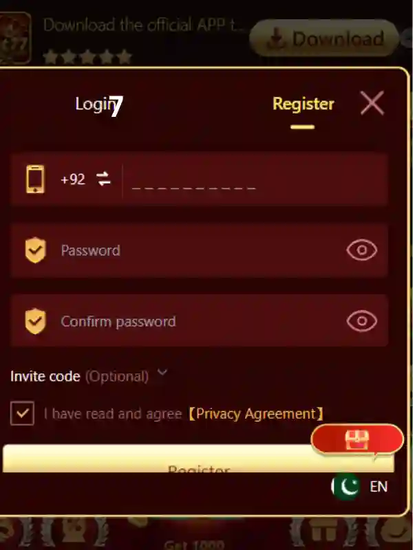 HO77 game Registration