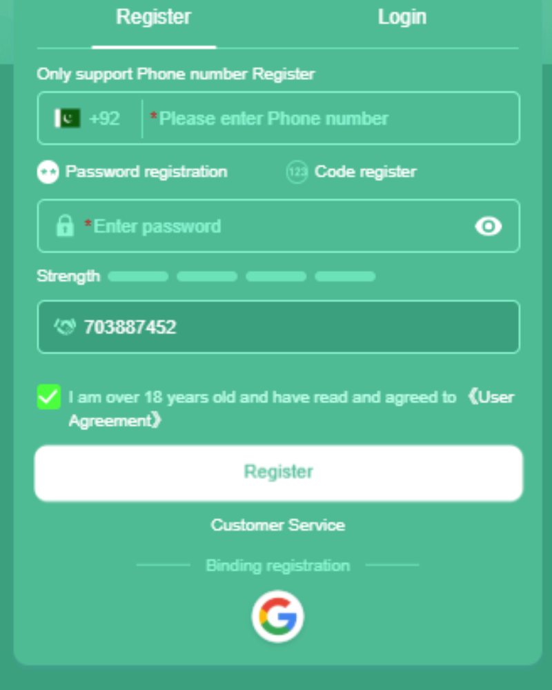 SKF game Registration
